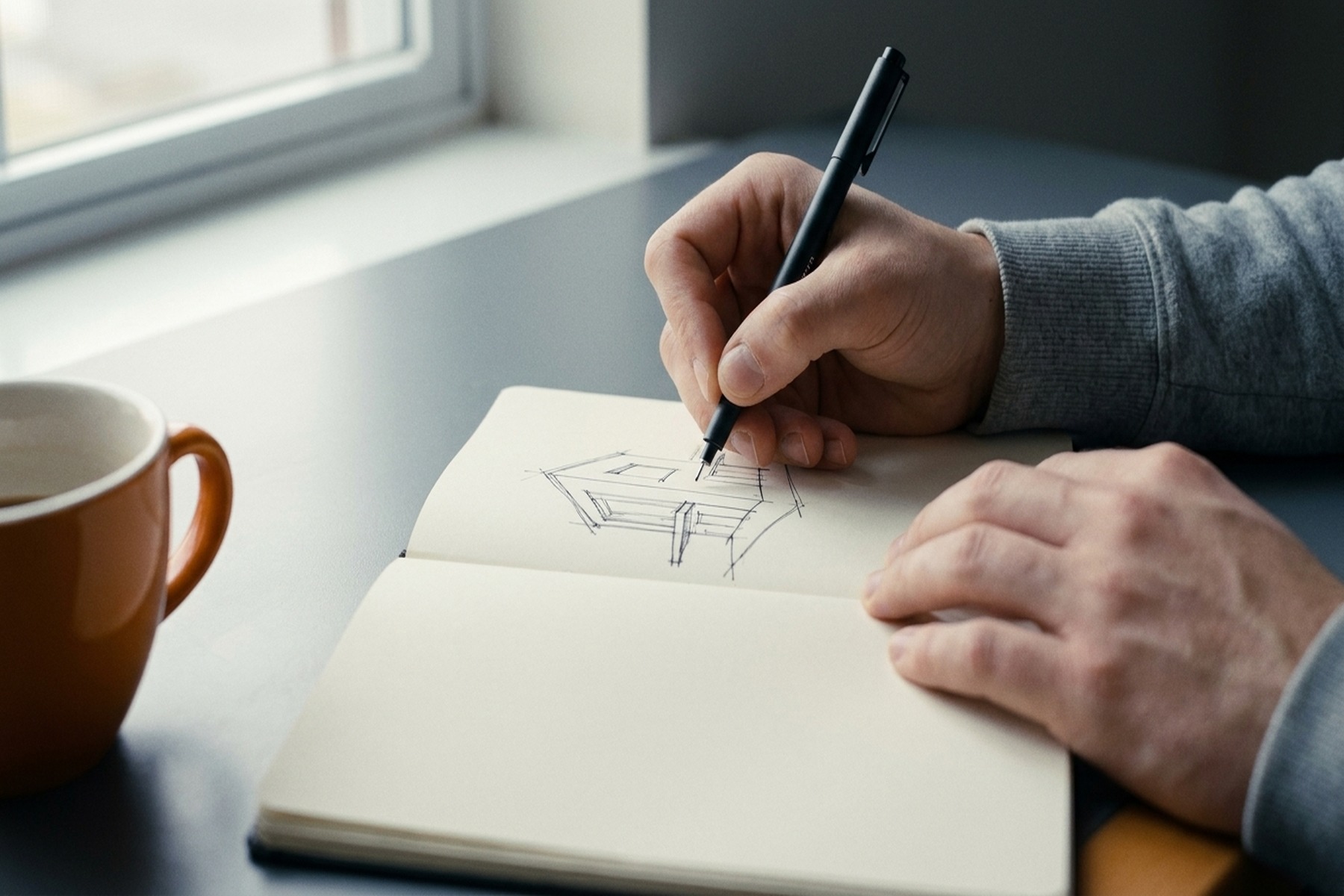 Landing Page Strukturplan für B2B Mittelstand mit Conversion-Elementen und Hero-Bereich