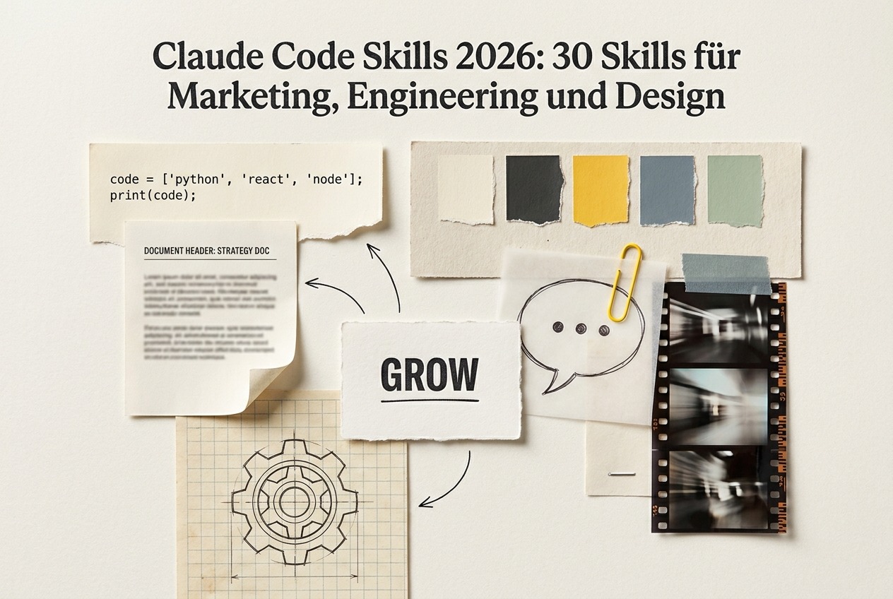Claude Code Skills 2026: Die 30 wichtigsten Skills für Marketing, Engineering und Design 3 Claude Code Skills 2026: Die 30 wichtigsten Skills für Marketing, Engineering und Design — Collective Brain